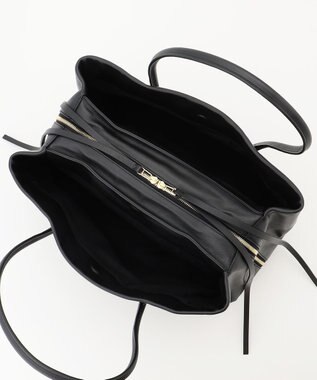 BEIGE， 【一部店舗限定】MARY AL TERNA /  RIKYU レザートートバック Black