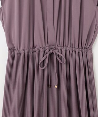 ANY SIS 【UVケア】エアリープリーツ ワンピース スモーキーピンク