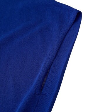 Green Parks 接触冷感ゆったりニットチュニック Blue