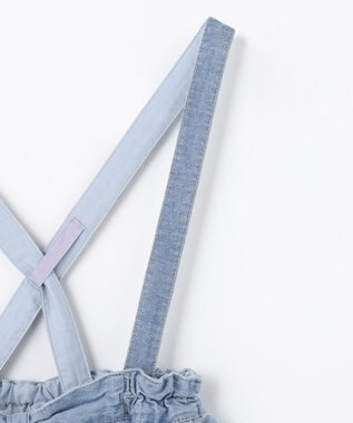 ANY KIDS デニム ガウチョパンツ ブルー