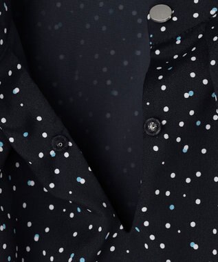 J.PRESS LADIES S 幾何プリント カットソー ネイビーベース系