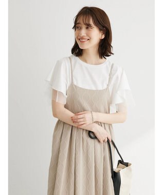 Green Parks ・ＥＬＥＮＣＡＲＥ　ＤＵＥ　フレアスリーブＴシャツ