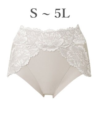 BRADELIS New York 【BRADELIS NewYork peace】おしりPラインヒップラップショーツ25 綿混で快適 程よい補正力でヒップアップ ふかめ お腹スッキリ パールグレージュ
