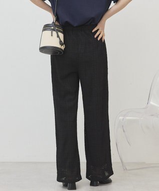 AMERICAN HOLIC サイドメローレースパンツ Black