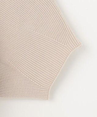 ANY ポンチョジップカーディガン オイスター