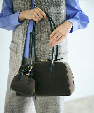 自由区 【SHIHOさん着用】スエードライクボストン バッグ