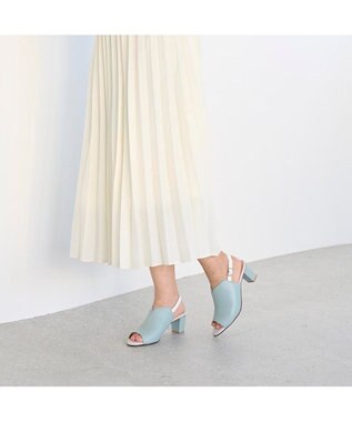 Riz raffinee <Riz raffinee>カバードサンダル ライトグリーン