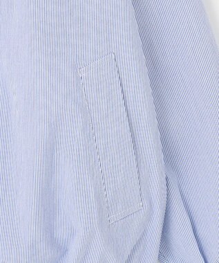 UNFILO MENS コットンライク ブルゾン ブルーストライプ