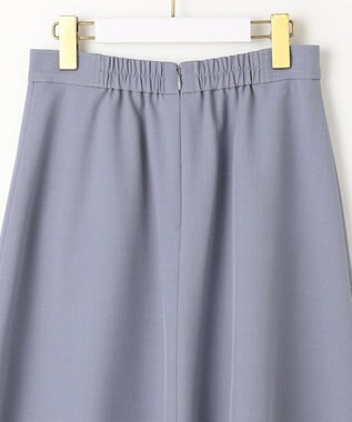 ANY SIS L 【洗える】サイドタック スカート ライトブルー