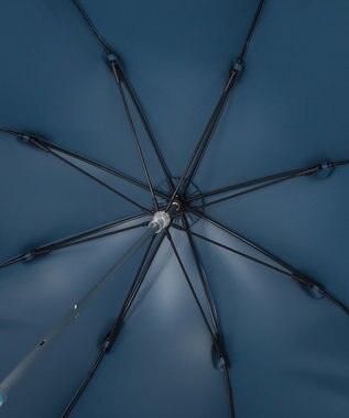 MOONBAT 【ポール & ジョー（PAUL & JOE ACCESSOIRES）】晴雨兼用日傘　スカラフリル×クリザンテーム刺繍 ネイビーブルー