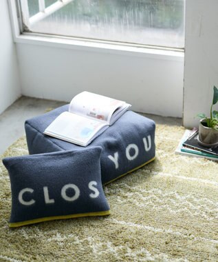 LOOM&SPOOL CYEフロアクッション ネイビー