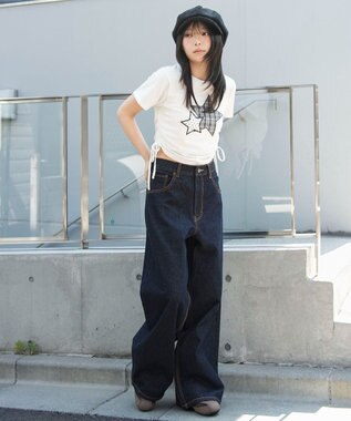 WEGO 【ユニセックス着用ITEM/SMLサイズ展開】エクストラバギーデニムパンツ デニムインディゴ
