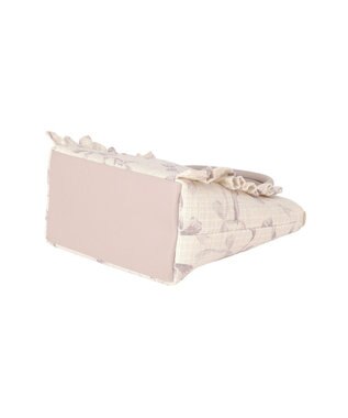 Maison de FLEUR ツイードリボンプリント2WayバッグM Pink