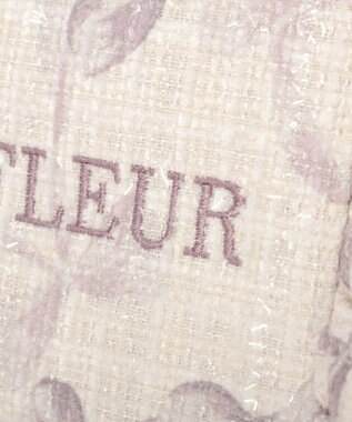 Maison de FLEUR ツイードリボンプリント2WayバッグM Pink