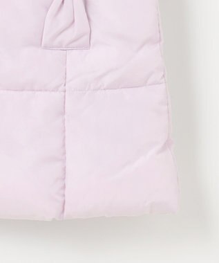 ANY KIDS 【洗濯機OK】中綿Aラインロングコート ラベンダー