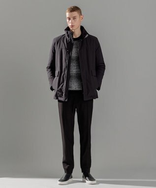 JOSEPH HOMME ヘアリーグラデーション　クルーネックニット ライトグレー系2