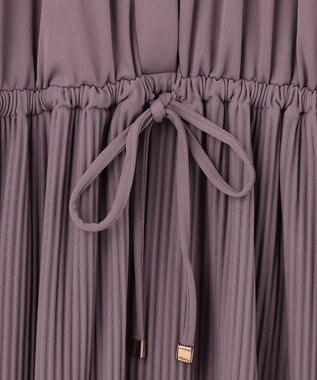 ANY SIS 【UVケア】エアリープリーツ ワンピース スモーキーピンク