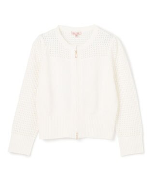 TOCCA 【洗える】SPIDERWEB KNIT ニットブルゾン オフ