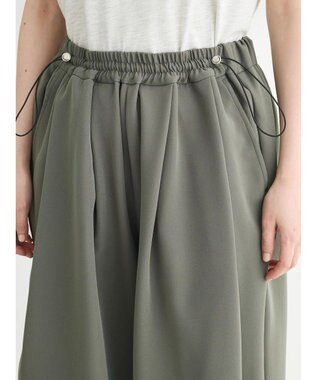 Green Parks ・ＥＬＥＮＣＡＲＥ　ＤＵＥ　ウエストドロストパンツ Khaki