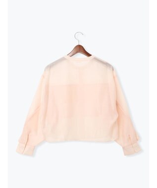 Te chichi シアーフリルティアードブラウス ピンク