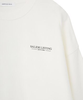 AMERICAN HOLIC Diner 裏毛プルオーバー Off White