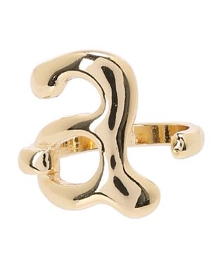 AMERICAN HOLIC イニシャルリングＧＬＤ A