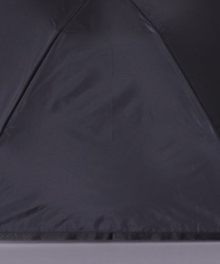 AURORA BLAO (ブラオ) 切り継ぎテープ柄 晴雨兼用傘 (折り畳み・ミニ) ブラック