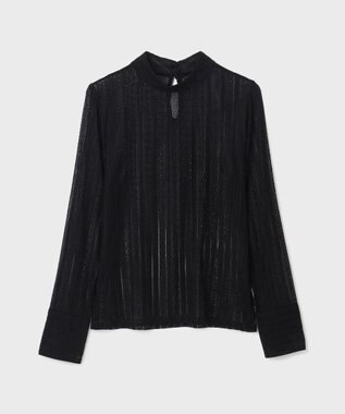 GRACE CONTINENTAL ストレッチレーストップ ブラック