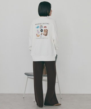 AMERICAN HOLIC Diner 裏毛プルオーバー Off White