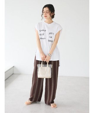 CRAFT STANDARD BOUTIQUE リメイクロゴノースリーブTee Off White