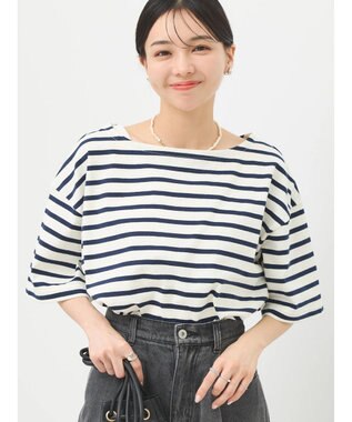 earth music&ecology ショートスリーブボーダーＴＥＥ