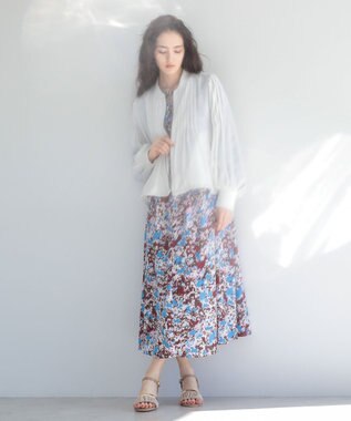 Green Parks ■ＥＳＣＡＲ　セミシアーピンタックブルゾン Off White