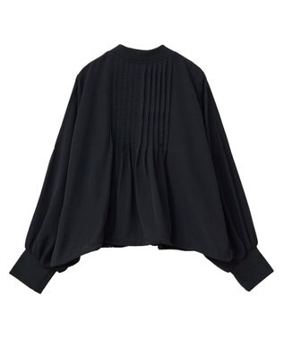 Green Parks ■ＥＳＣＡＲ　セミシアーピンタックブルゾン Black