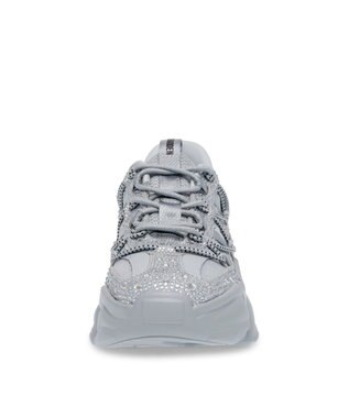 STEVE MADDEN SPECTATOR-R ユニークソールストーンスニ―カー グレー