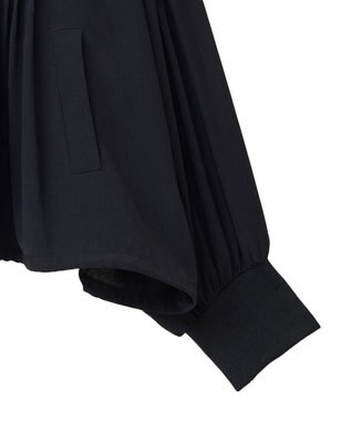 Green Parks ■ＥＳＣＡＲ　セミシアーピンタックブルゾン Black