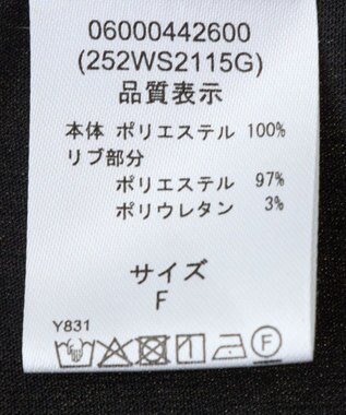 Green Parks ■ＥＳＣＡＲ　セミシアーピンタックブルゾン Black