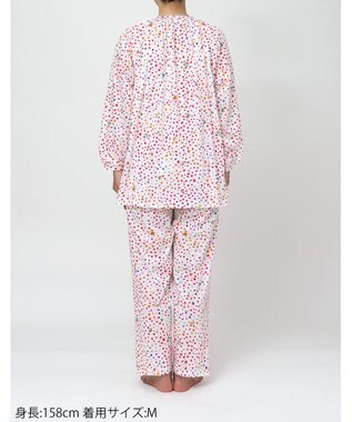 tsumori chisato SLEEP ツモリチサト パジャマ 綿混(本体) 天竺素材 9分袖 長袖 9分丈 レディース UDX594 /ワコール アイボリー