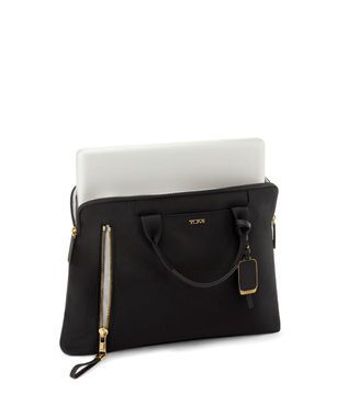 TUMI ビジネスバッグ レディス  VOYAGEUR 「ベニン」ラップトップ・キャリア BLACK/GOLD