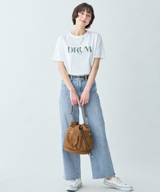 ANY アソートロゴラウンドヘムTシャツ ドラムロゴ