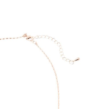 earth music&ecology ロングリボンチェーンネックレス Pink