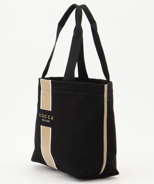 TOCCA 【A4サイズ対応・WEB＆一部店舗限定】PASSI CANVASTOTE キャンバス トートバッグ ブラック系