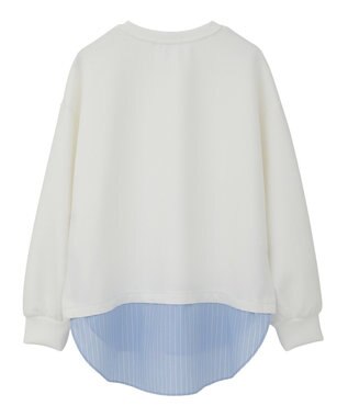 AMERICAN HOLIC シャツテールドッキングプルオーバー Off White