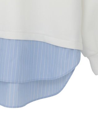 AMERICAN HOLIC シャツテールドッキングプルオーバー Off White