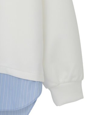 AMERICAN HOLIC シャツテールドッキングプルオーバー Off White