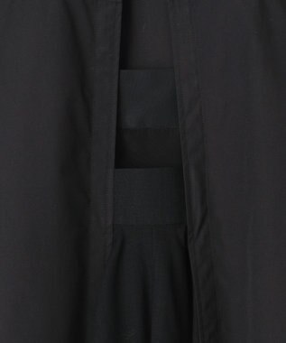 #Newans 【ANSWER for モダンベーシック】バックスリットオーバーシャツ ブラック系