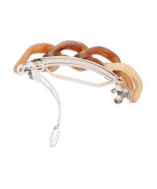 Green Parks ・ＨＡＬＦ　ＴＩＭＥ　ツイストバレッタ Brown