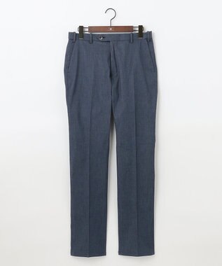 JOSEPH ABBOUD 【ウエストも伸びる！】コードストライプムーブ パンツ ネイビー系