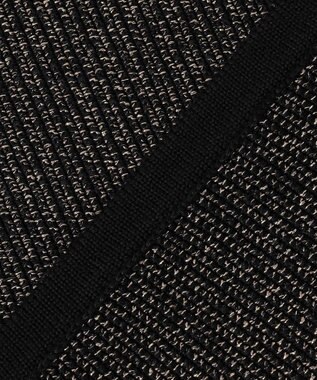 自由区 【PREMIUM KNIT COLLECTION】シャイニーミックスプルオーバー ニット ブラックラメ