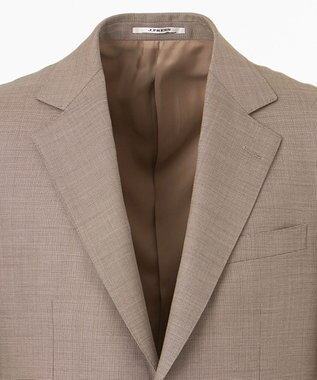 J.PRESS MEN 【ESSENTIAL CLOTHING】ステップドビースーツ ベージュ系