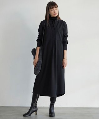 ICB ストレッチロングブーツ ブラック系